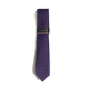 Tommy Hilfiger Men's Tie Juniper Textured Necktie Purple 3" Silk Blend