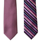 Perry Ellis Portfolio Ties Lot of 2 Men's Bartolle Mini & Holdren Stripe NWT