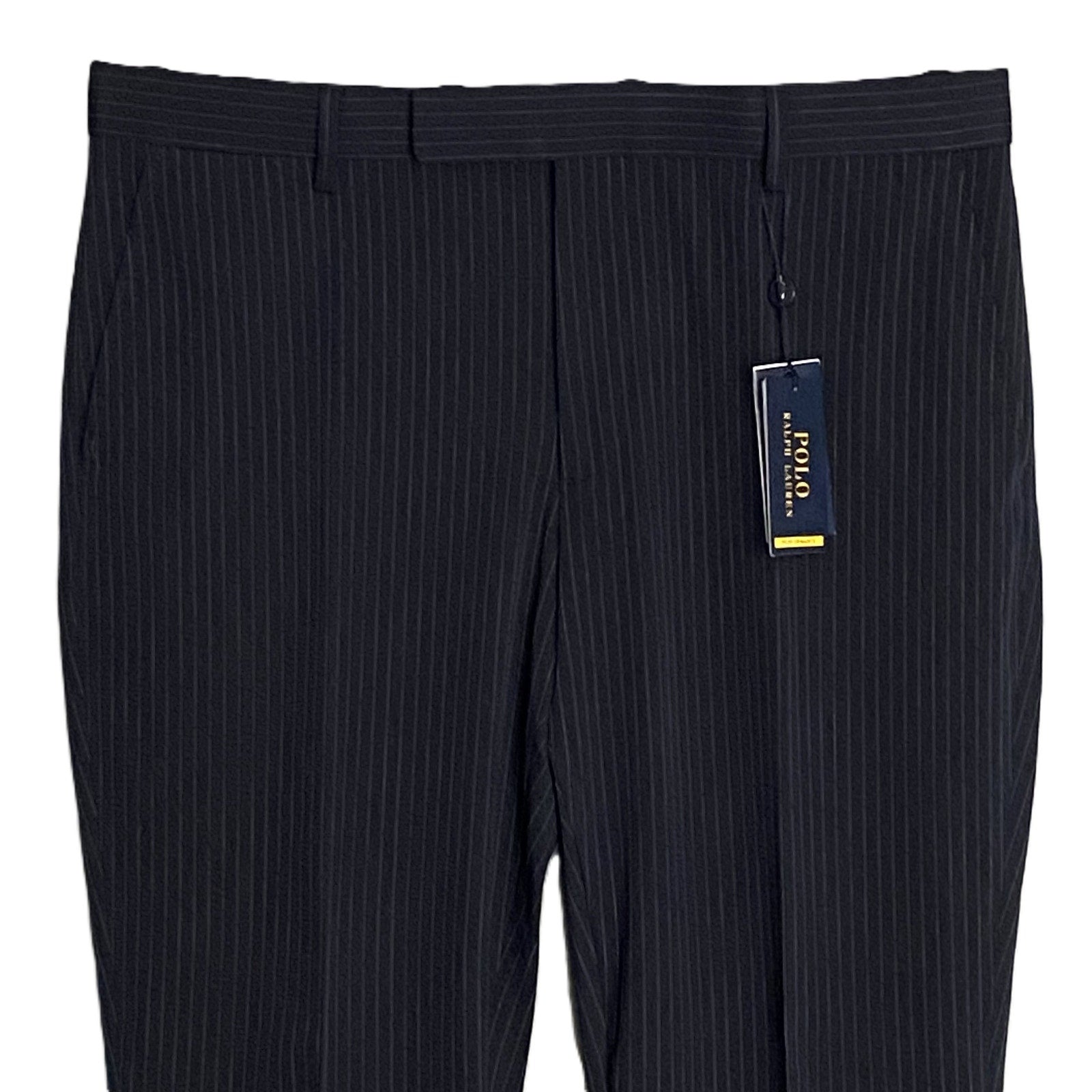 Polo Ralph Lauren Pants Men's 36x30 Performance Suit Pant Blue Pinstripe