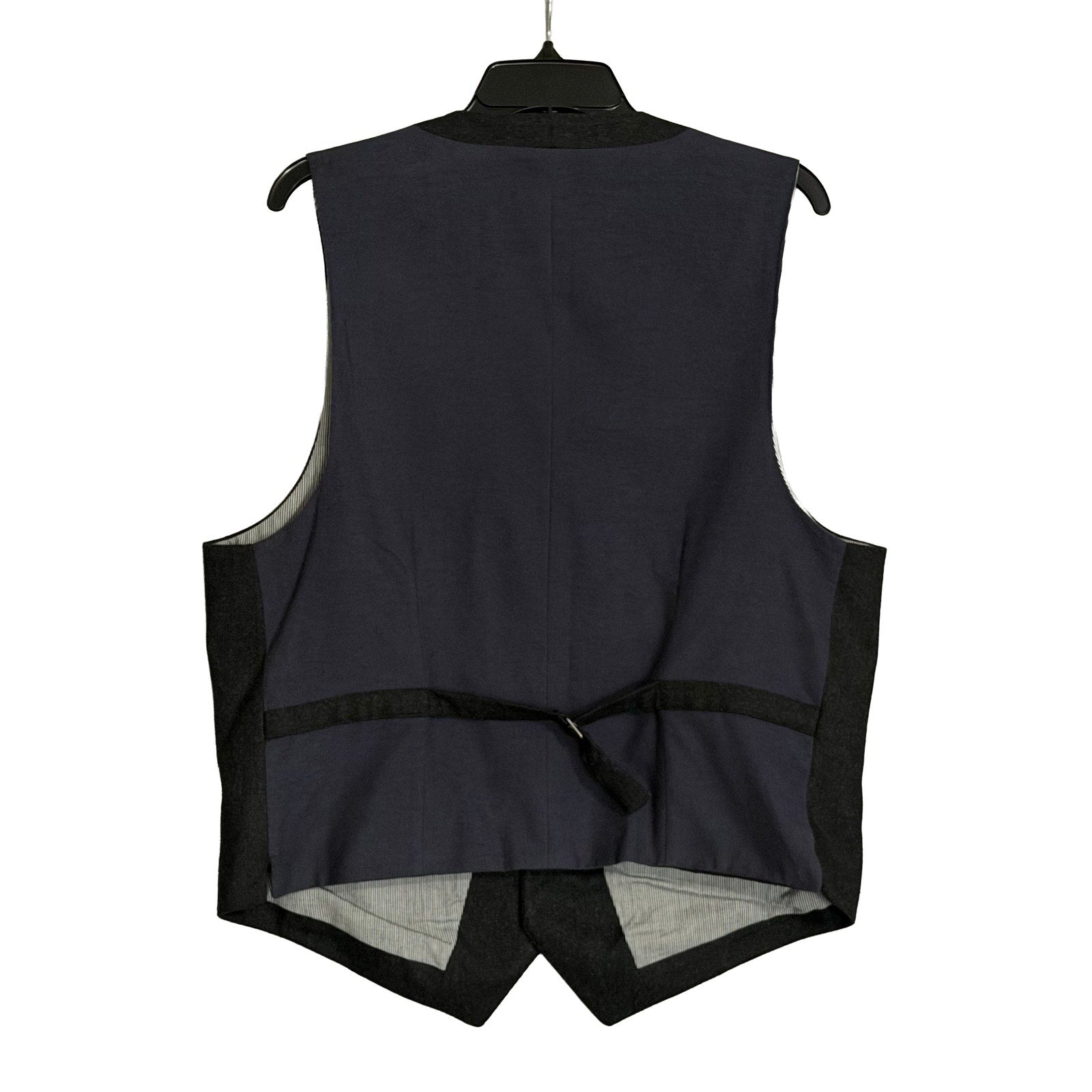 Daniel Cremieux Suit Vest Men's Large Italian Fabric Wool Blend Charcoal