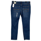 Sun + Stone Jeans Men's 36x30 Slim-Fit Distressed Blue Denim Riverview Wash