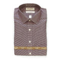 Roundtree & Yorke Shirt Men's 14.5 33 Slim Fit Cotton Dobby Red Houndstooth