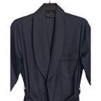 Hart Schaffner Marx Robe Men's Small/Medium Shawl Collar Long Sleeve Blue