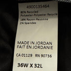Calvin Klein Dress Pant Men's 36"x32" Slim Fit Stretch Waistband Solid Black