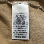 Lacoste Striped Rugby Polo Men's XXL Relaxed Fit Long Sleeve Beige