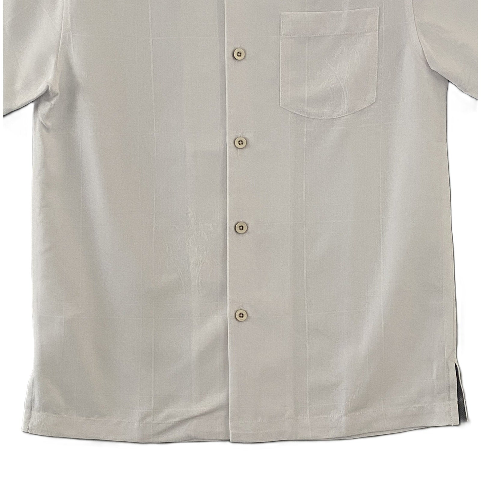 Tommy Bahama Shirt Men's Small "Coconut Point Palm Isle" Short Sleeve White