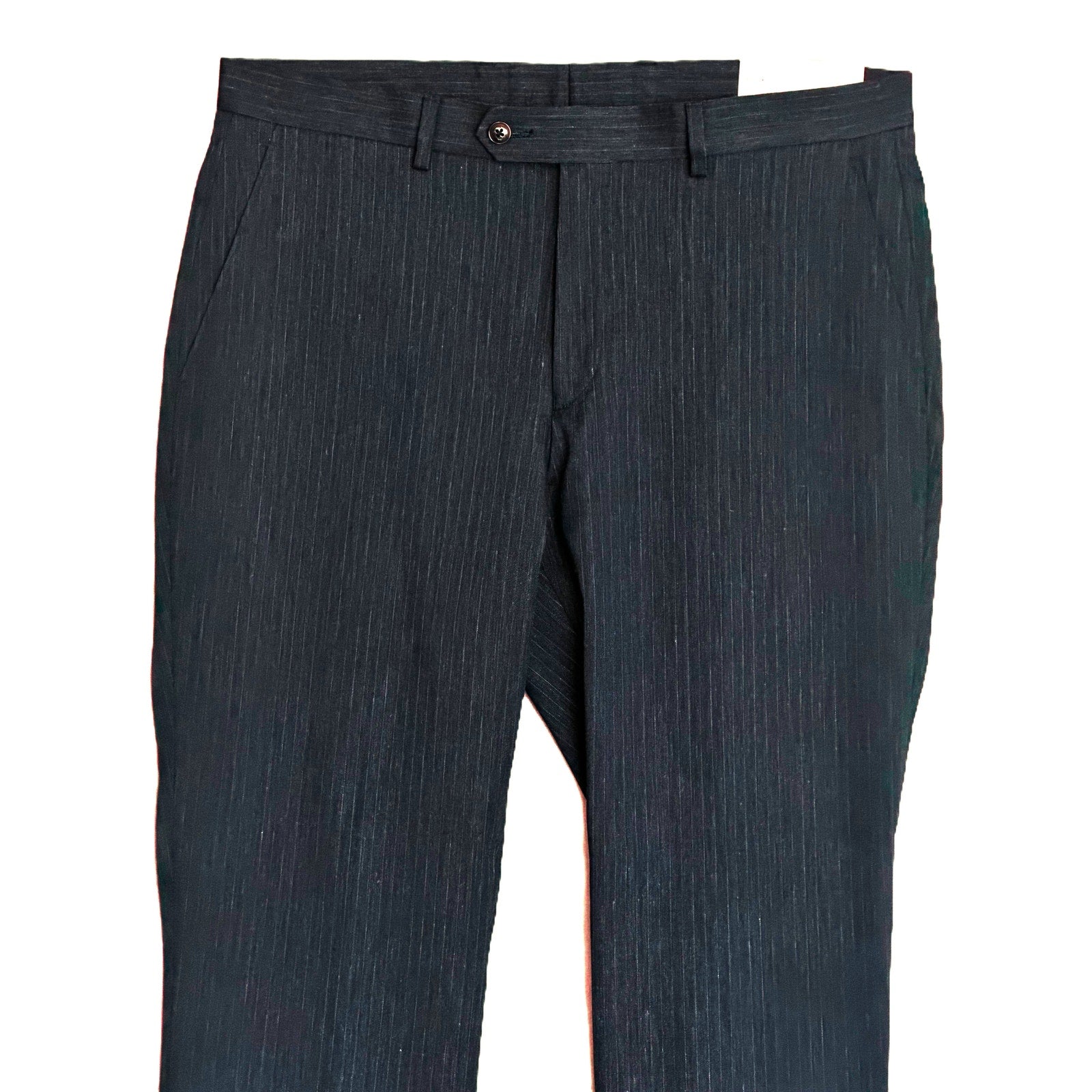 Michael Kors Dress Pants Men's 34"x30" Classic Fit Linen Blend Stretch Blue