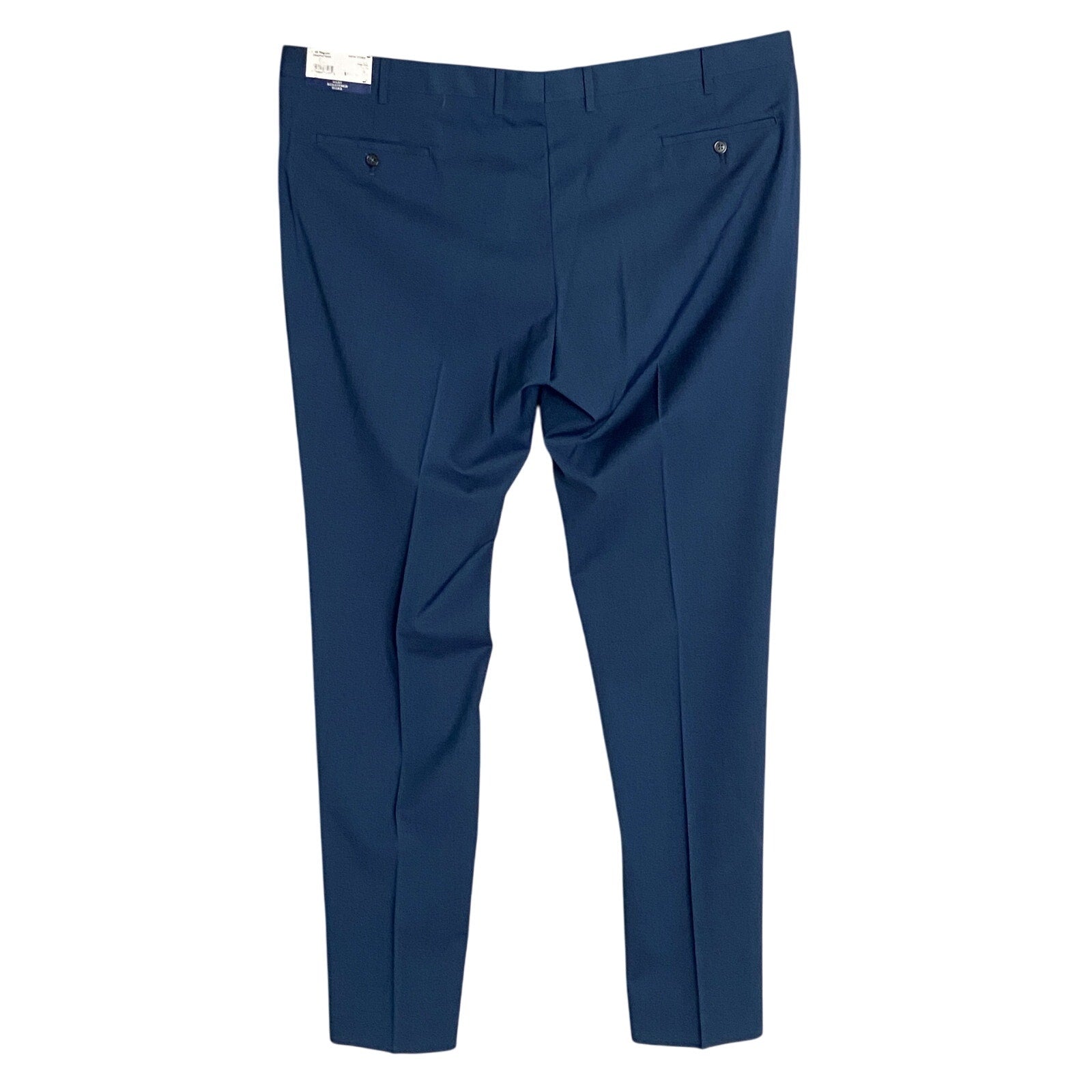 Hart Schaffner Marx Pants Men's 46R Dress Pant New York Fit Wool Blue