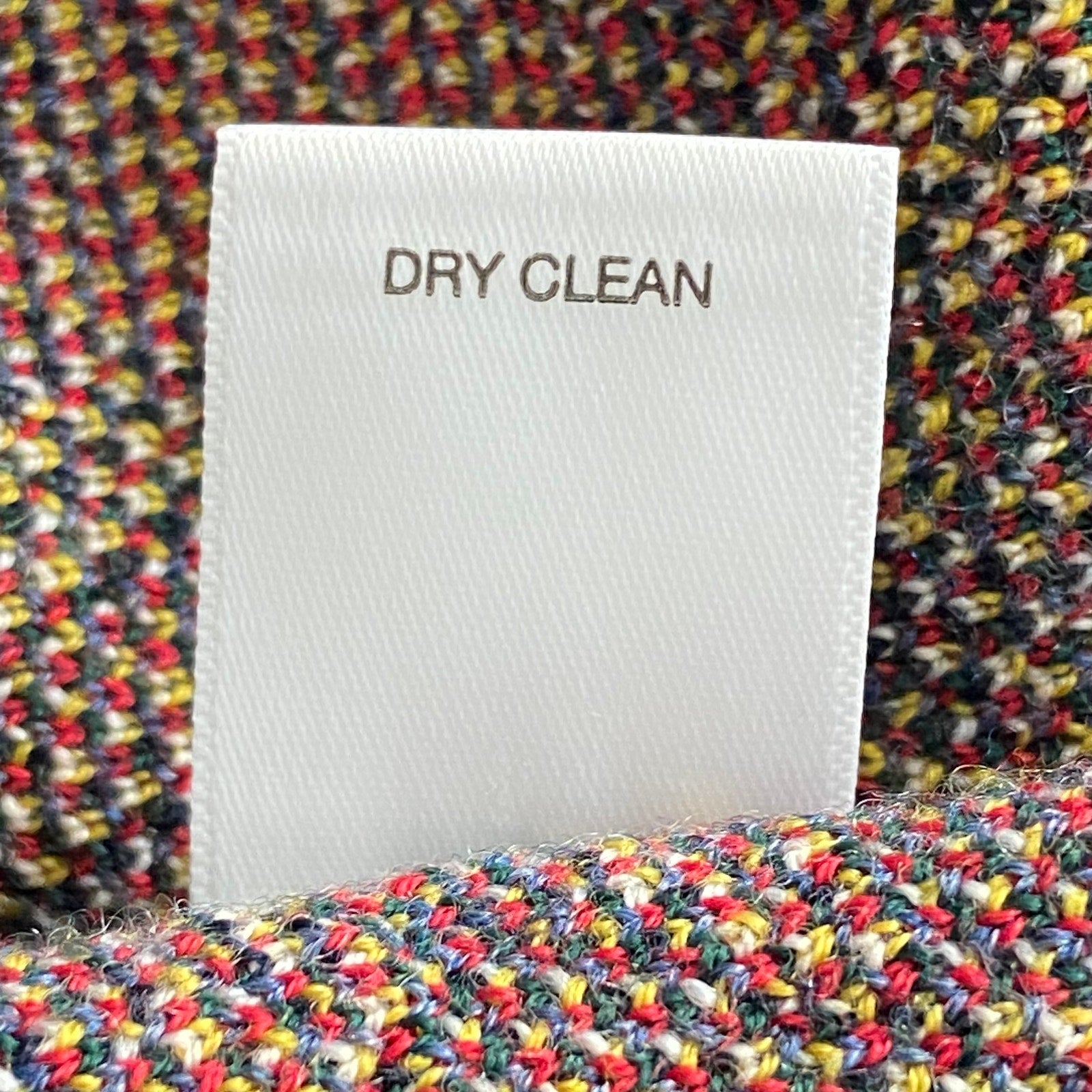 Daniel Cremieux V-Neck Sweater Men's XL Patchwork Plaid Fine Merino Wool NEW