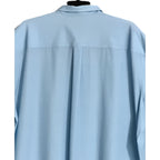 Johnnie-O Dress Shirt Men's 4XLT Big & Tall Short Sleeve Button-Up Blue