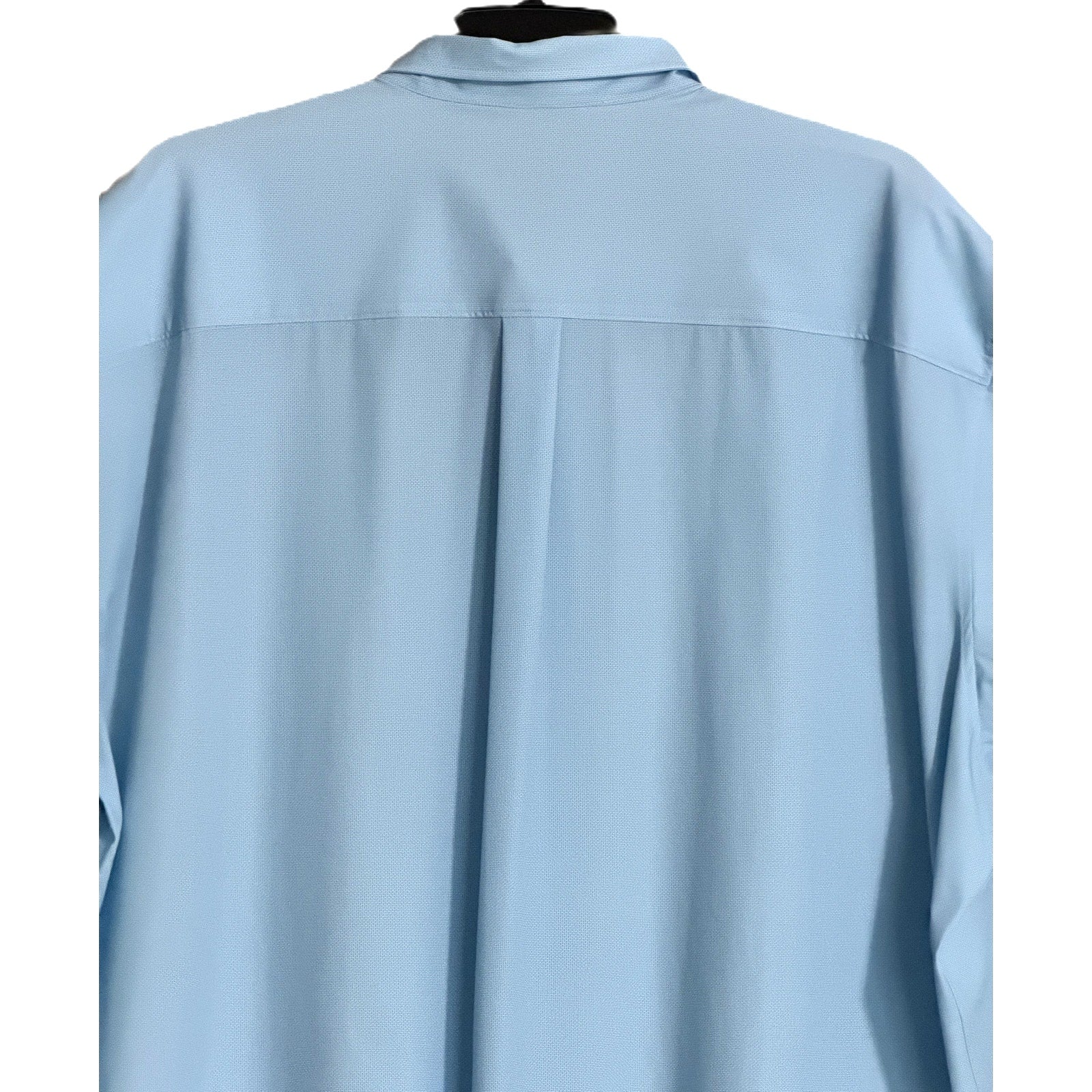 Johnnie-O Dress Shirt Men's 4XLT Big & Tall Short Sleeve Button-Up Blue