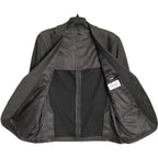 Calvin Klein Men's 44 Reg Sport Coat Slim-Fit Wool Black/White Herringbone