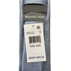 Michael Kors Necktie 3" Blue Exeter Mini Standard Length Silk Blend