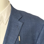 Michael Kors Sport Jacket Men's 50L Classic Fit Wool/Silk/Linen Blend Blue