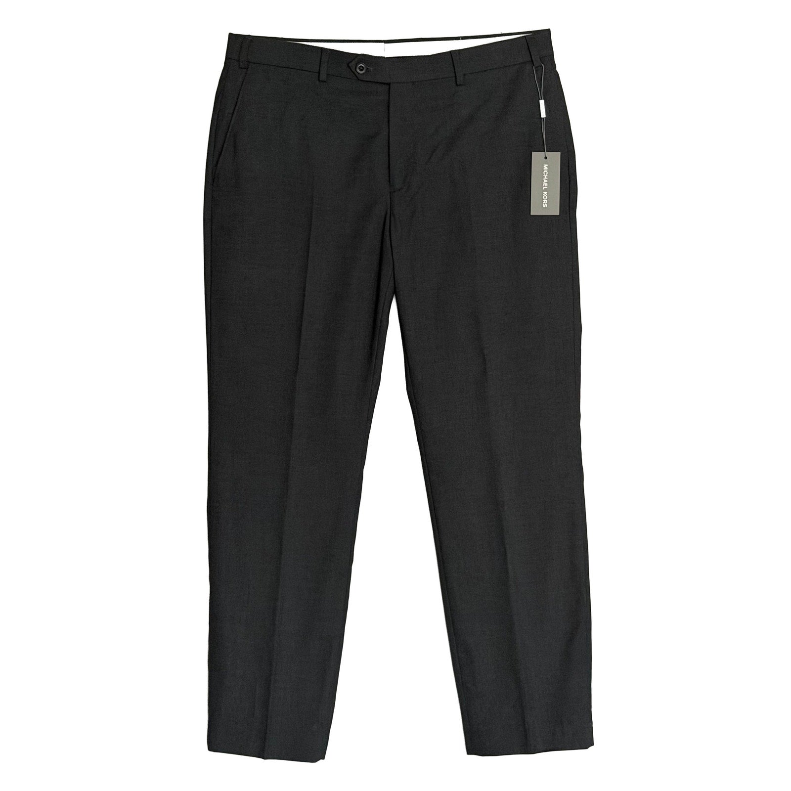 Michael Kors Dress Pants Men's 36"x30" Classic Fit Stretch Charcoal Grey