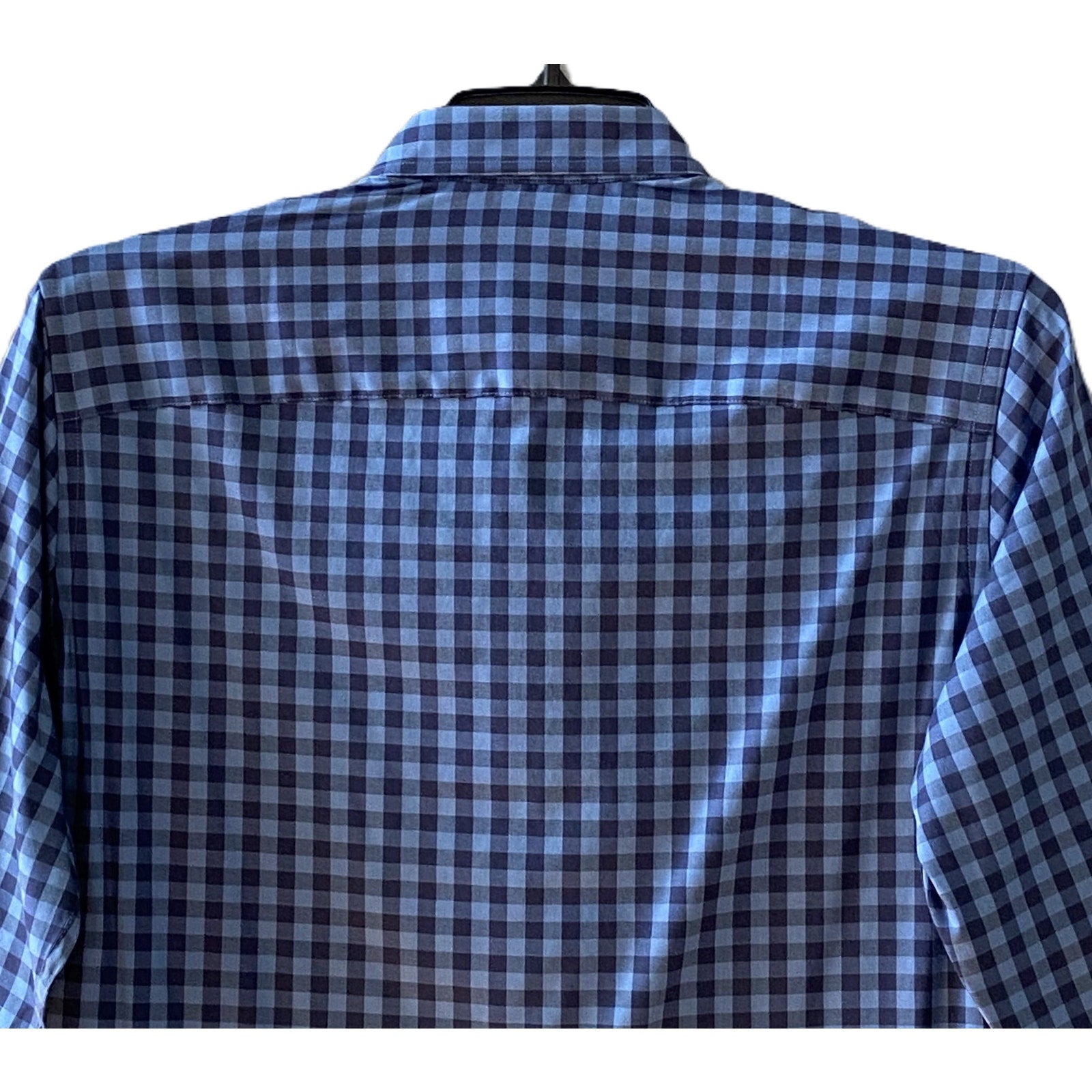 Johnston & Murphy Shirt Men's Small XC4 Extreme Comfort Long Sleeve Blue Ck