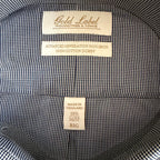 Roundtree & Yorke Shirt Big & Tall Men's 18.5 36/37 Dress Shirt Navy Blue