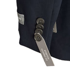 Michael Kors Suit Jacket Men's 38 Long Classic Fit Stretch Fabric Navy Blue
