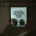 Peter Millar Cotton Cashmere Corduroy Sport Shirt Men's XXL French Press