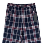 Ted Baker Sleep Pant Men's Small Woven Cotton Drawstring Pockets Black Plaid