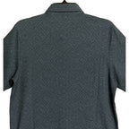 Travis Mathew Shirt Men's Small Lightweight Button-Up Stretch Blue Geo