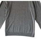 Boss H-Hemario Quarter Zip Sweater Men's 3XT Big & Tall Wool Cashmere Gray