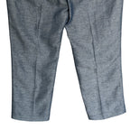Perry Ellis Portfolio Pants Men's 42"x30" Modern Fit Linen Blend Blueprint