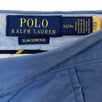 Polo Ralph Lauren Pants Men's 32x34 Slim Stretch Cotton Twill Chino Blue