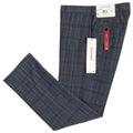 Calvin Klein Suit Pant Men's 30"x30" Slim Fit Stretch Grey & Blue Plaid