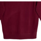 Daniel Cremieux V-Neck Sweater Men's Large Luxury Cashmere Burgundy