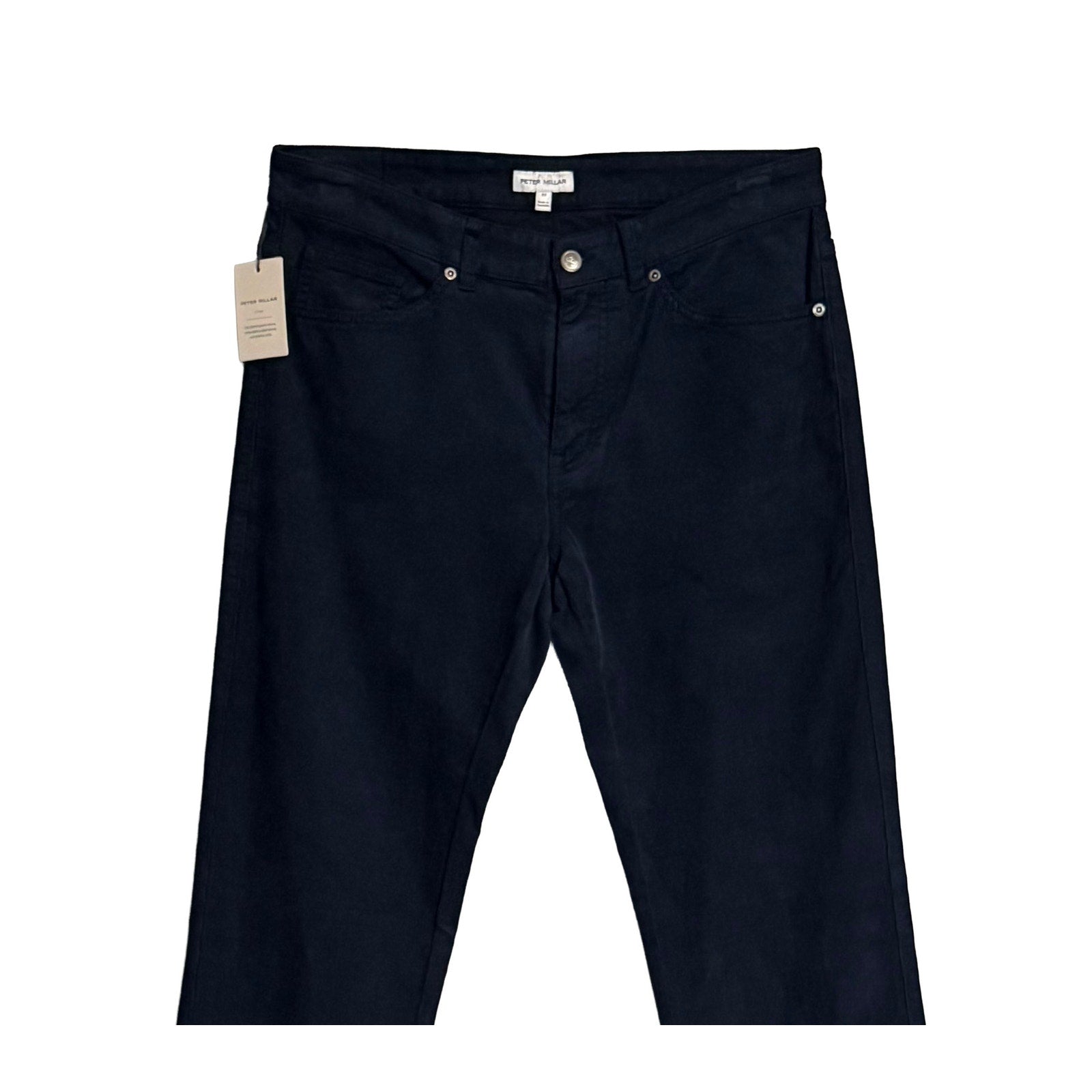Peter Millar Corduroy Pants Men's 33"x33" Classic Fit 5-Pocket Dark Navy