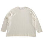 Murano Comfort Luxe Textured Sweater Men's 4XT Big & Tall Crew Neck Cream