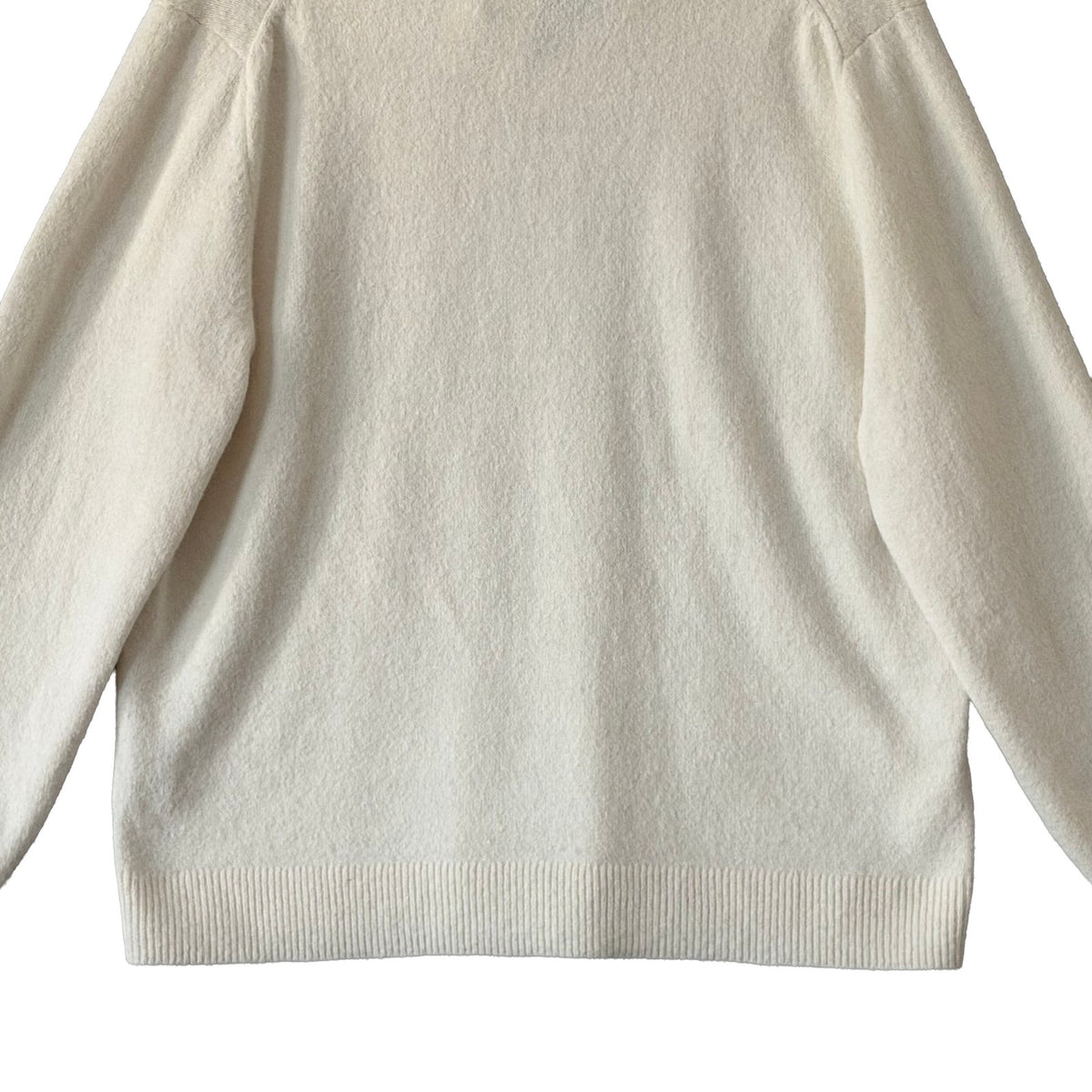Murano Sweater Men's XL In the Ferns Collection Fuzzy Johnny Sweater Ecru