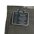 Daniel Cremieux Dress Pant Men's 46L Traveler Raw Hem Comfort Waist Gray