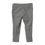 Hart Schaffner Marx Pant Men's 42"x30" Dress Pant Platinum New York Fit Gray