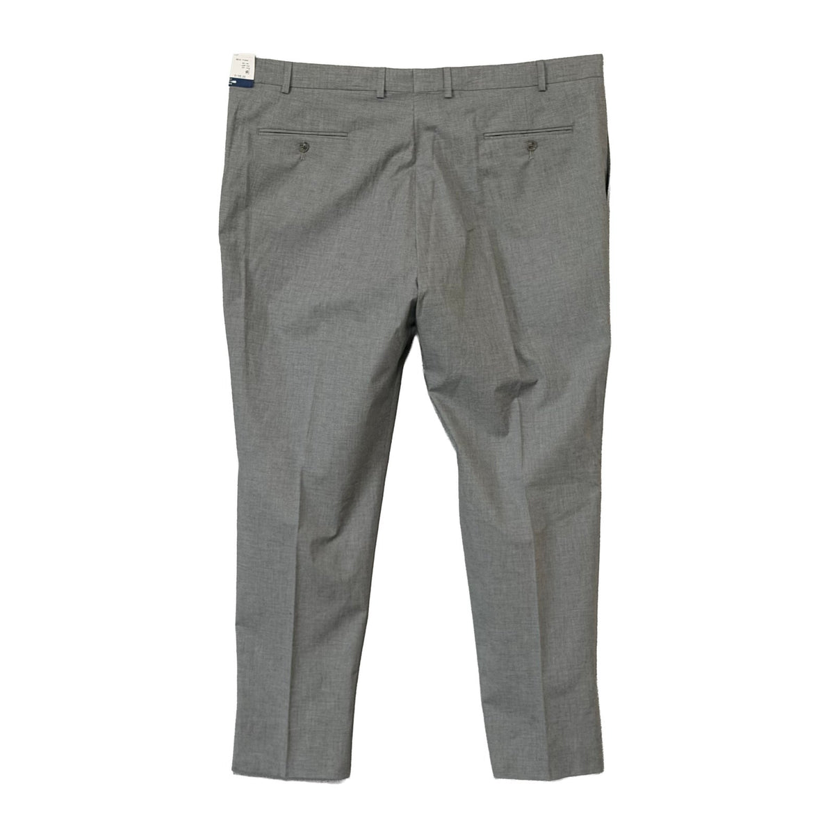 Hart Schaffner Marx Pant Men's 42"x30" Dress Pant Platinum New York Fit Gray