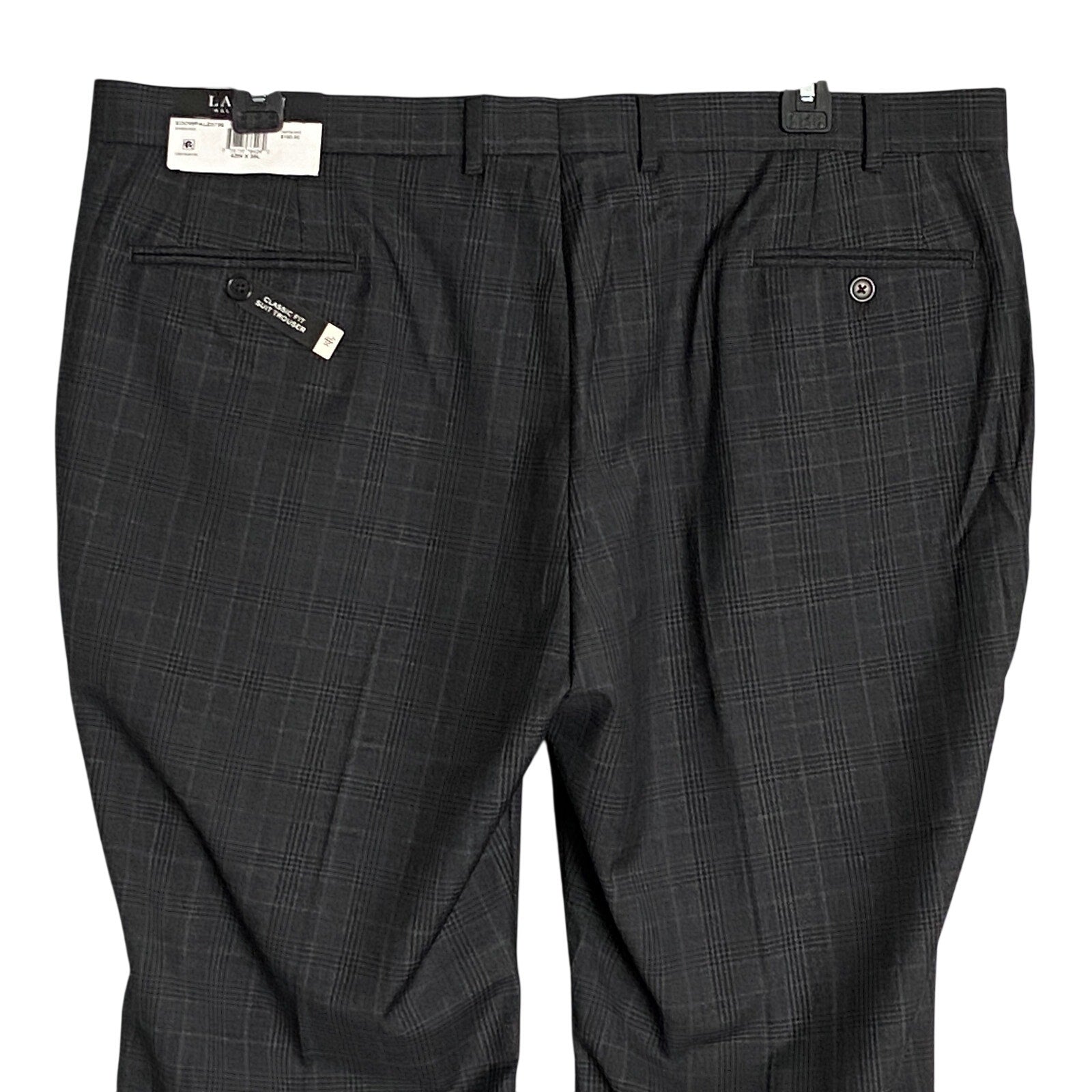 Lauren Ralph Lauren Suit Pants Men's 42"x30" Ultraflex Classic Fit Charcoal