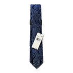 Tommy Hilfiger Men's Tie Paisley Pattern Necktie Blue 3" Silk Blend