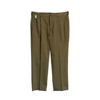 Haggar Men's 36x30 Premium No Iron Khaki Pleated Front Stretch Toast (Brown)