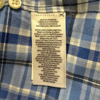 Polo Ralph Lauren Shirt Men's Large Classic Fit Long Sleeve Blue Plaid
