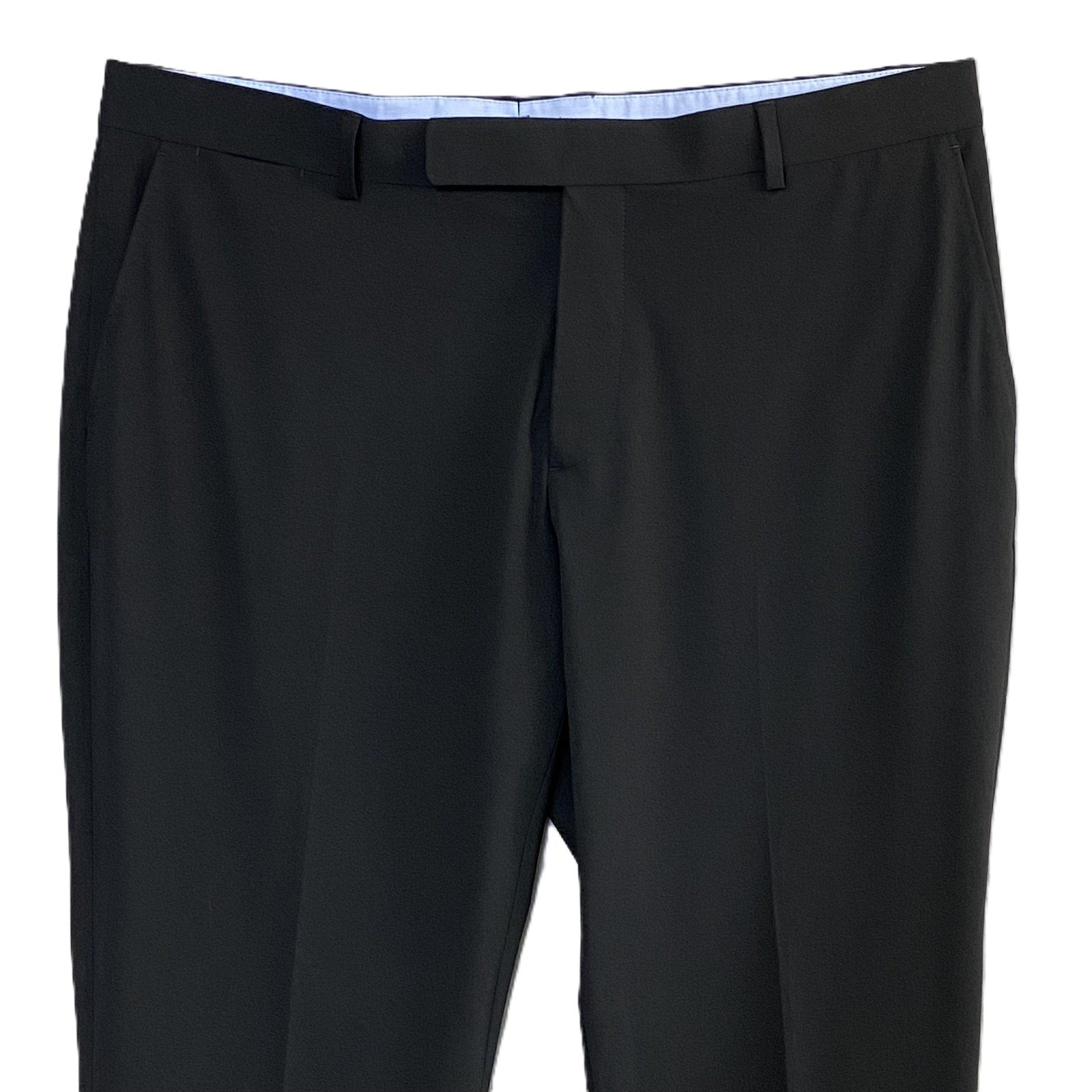 Polo Ralph Lauren Pant Men's 40"x32" Performance Suit Trouser Solid Black