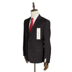 Calvin Klein Suit Jacket Men's 44 Regular Milo Skinny Wool Stretch Eggplant