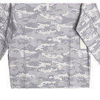 Johnnie-O 1/4 Zip Pullover Men's Small Lightweight Stretch Fabric Gray Camo