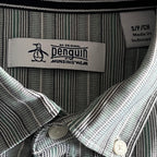 Original Penguin Shirt Men's Small Button-Down Shirt Multicolor Stripe