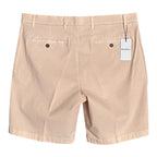 Roundtree & Yorke Shorts Caribbean Men's 36 x 9 Flat Front Stretch Peach
