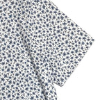 Boss Shirt Men's 5XL Big & Tall Short Sleeve Stretch Linen Shirt Blue Floral