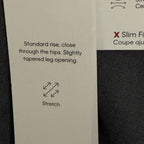 Calvin Klein Dress Pants Men's 34"x34" Slim Fit Stretch Jerome Medium Grey