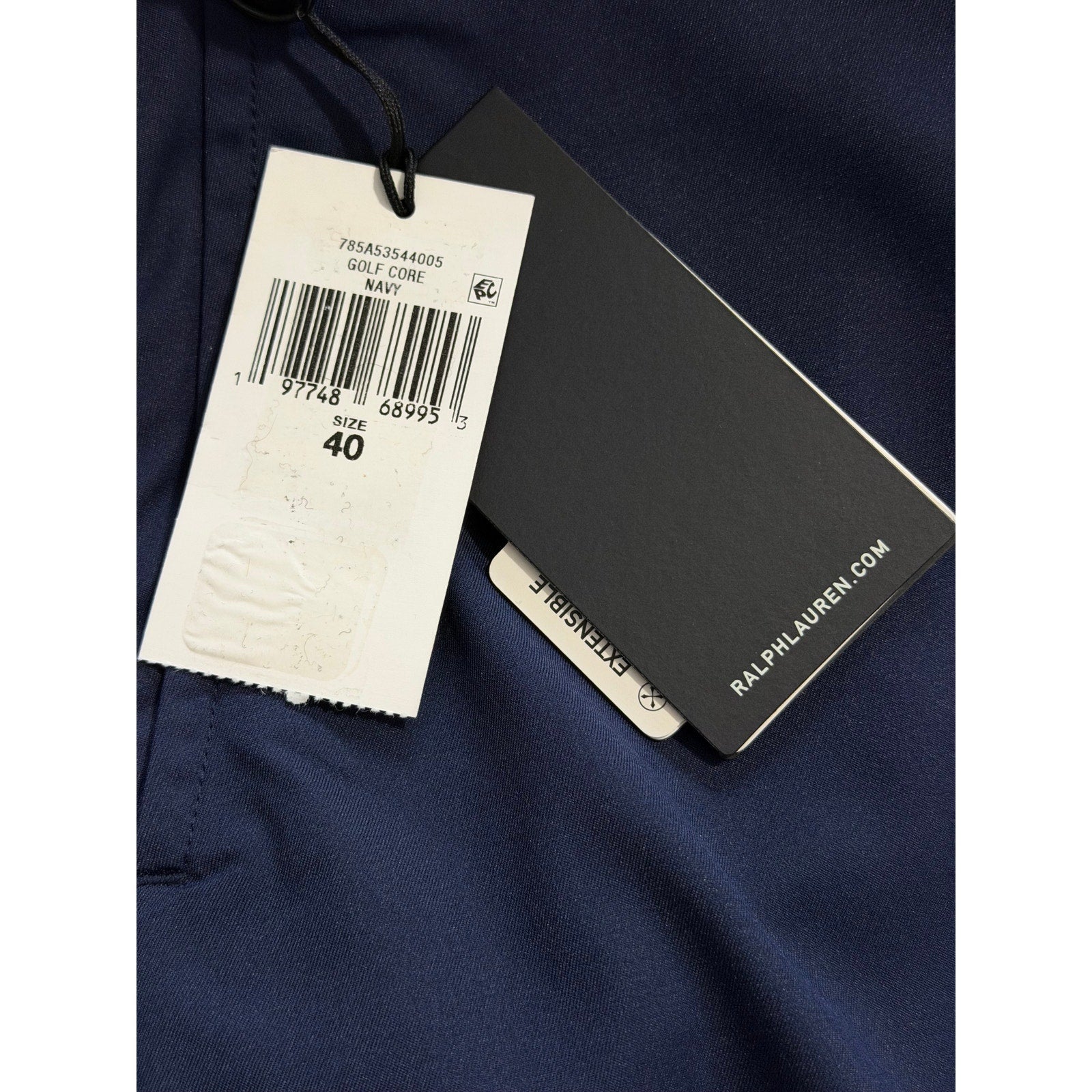 Ralph Lauren RLX Golf Shorts Men's 40W Tailored Fit Woven Navy Blue
