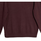 Hart Schaffner Marx Sweater Men's 3XB Big & Tall V-Neck Merino Wool Merlot NWT