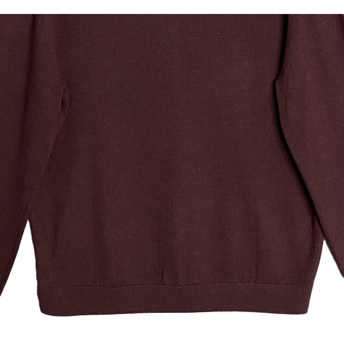 Hart Schaffner Marx Sweater Men's 3XB Big & Tall V-Neck Merino Wool Merlot NWT